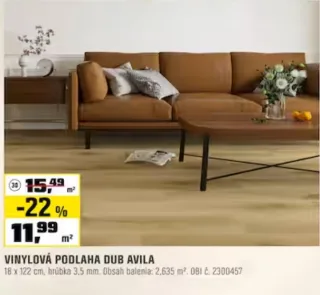 Vinylová podlaha Dub Avila
