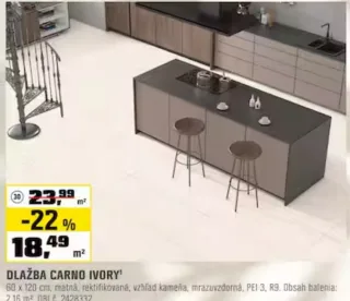 Dlažba Carno Ivory