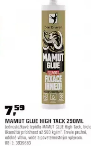 Mamut Glue High Tack 290 ml