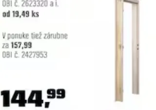 Radex zárubňa k dverám Rouen