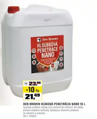 Den Braven hĺbková penetrácia Nano 10 l