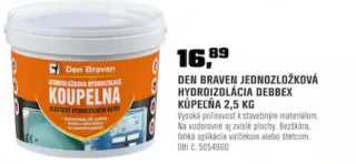 Den Braven hydroizolácia Debbex Kúpeľňa 2,5 kg