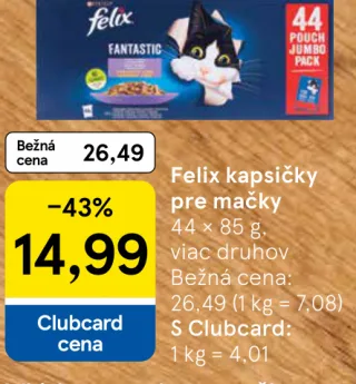 Felix kapsičky pre mačky