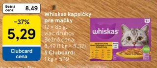 Whiskas kapsičky pre mačky