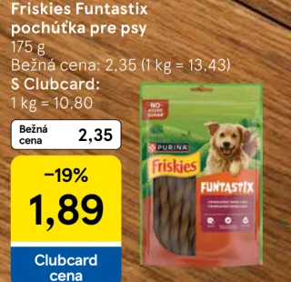 Friskies Funtastix pochúťka pre psy