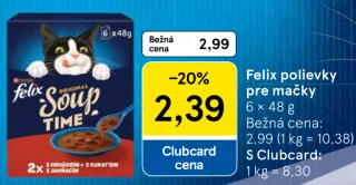 Felix polievky pre mačky