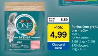 Purina One granuly pre mačky