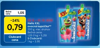Hello XXL ovocná kapsička
