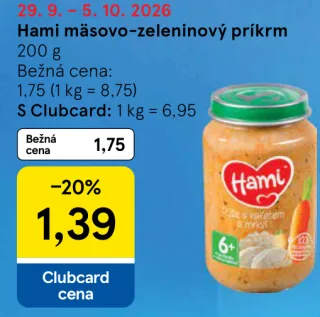 Hami mäsovo-zeleninový príkrm