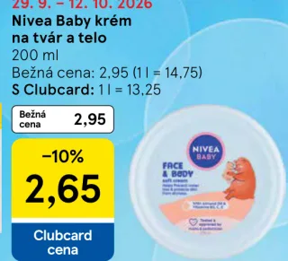 Nivea Baby krém na tvár a telo
