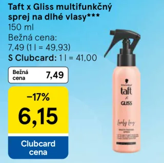 Taft x Gliss multifunkčný sprej na dlhé vlasy