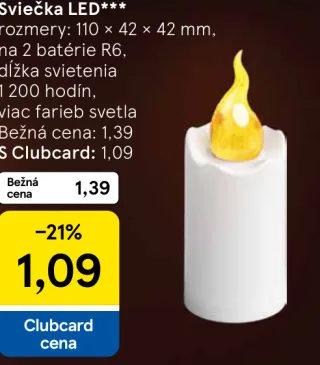 Sviečka LED