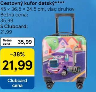 Cestovný kufor detský