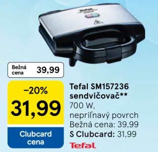 Tefal SM157236 sendvičovač