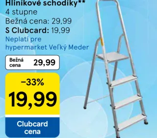 Hliníkové schodíky