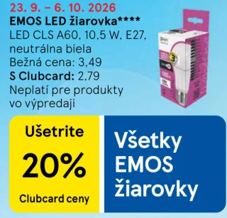EMOS LED žiarovka