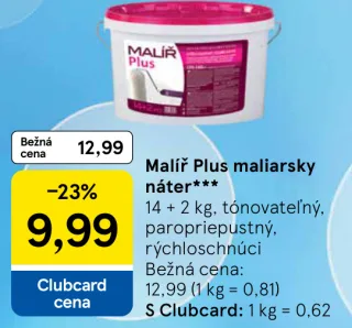 Malíř Plus maliarsky náter