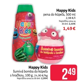 Happy Kids pena do kúpeľa 500 ml