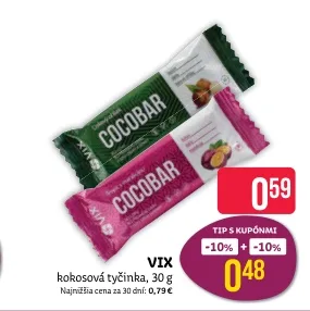 VIX kokosová tyčinka 30 g