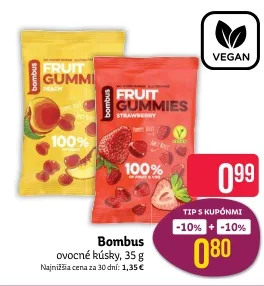 Bombus ovocné kúsky 35 g