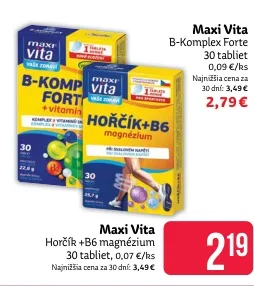 Maxi Vita B-komplex Forte 30 tabliet