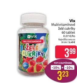 Vix multivitamínové želé cukríky 60 tabliet