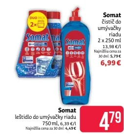Somat leštidlo do umývačky riadu 750 ml