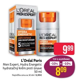 L’Oréal Men Expert Hydra Energetic hydratačný krém 50 ml